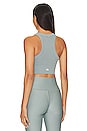 view 3 of 4 Seamless Delight High Neck Sports Bra in Cosmic Grey