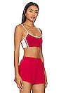 view 2 of 4 SOUTIEN-GORGE DE SPORT AIRBRUSH ENSO in Classic Red & White