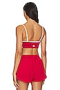 view 3 of 4 SOUTIEN-GORGE DE SPORT AIRBRUSH ENSO in Classic Red & White