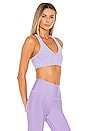 view 2 of 4 Alosoft Base Bra in Ultraviolet Heather