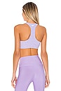 view 3 of 4 Alosoft Base Bra in Ultraviolet Heather