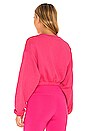 view 4 of 5 Devotion Crew Neck Pullover in Neon Pink