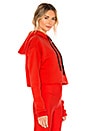 view 2 of 4 Cropped Hoodie in Cherry Pop