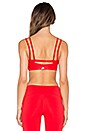 view 3 of 4 Laya Bra in Ruby Red Glossy