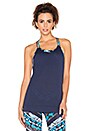 view 1 of 4 Lia Tank in Rich Navy & Seaport Blue