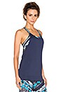 view 2 of 4 Lia Tank in Rich Navy & Seaport Blue