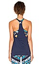 view 3 of 4 Lia Tank in Rich Navy & Seaport Blue