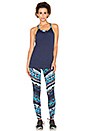 view 4 of 4 Lia Tank in Rich Navy & Seaport Blue