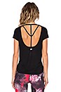 view 3 of 4 Camilla Short Sleeve Top in Black