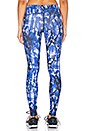 view 3 of 4 Airbrush Legging in Deep Electric Blue Python