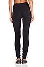 view 3 of 4 Goddess Ribbed Legging in Black & Black