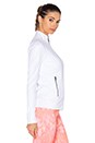 view 3 of 5 Moto Jacket in White Glossy