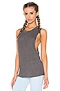 view 1 of 4 Heat Wave Tank in Dark Heather Grey