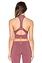 view 3 of 4 Power Crop Bra in Grenache