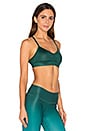view 3 of 5 Sunny Strappy Bra in Evermint Glossy