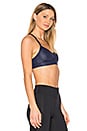 view 3 of 5 Sunny Strappy Bra in Rich Navy Glossy