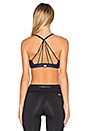 view 4 of 5 Sunny Strappy Bra in Rich Navy Glossy