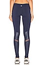 view 3 of 4 Moto Legging in Rich Navy Glossy