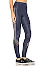 view 2 of 4 Elevate Legging in Rich Navy Glossy & Stormy Heather Black