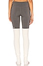 view 3 of 4 Goddess Legging in Stormy Heather & Natural