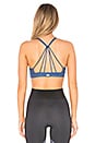 view 3 of 4 Sunny Strappy Bra in Cobalt Glossy