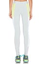 view 3 of 4 Ascendant Legging in Stone Grey, Sunny Lime & White