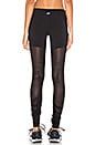 view 3 of 4 Mesh Goddess Legging in Black