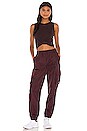 view 4 of 4 PANTALON IT GIRL in Oxblood