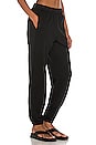 view 2 of 4 Accolade Sweatpant in Black & Chrome