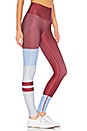 view 2 of 4 High Waist Tech Lift Legging in Crimson, Dove Grey and Zenith