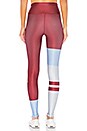 view 3 of 4 High Waist Tech Lift Legging in Crimson, Dove Grey and Zenith