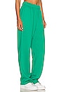 view 2 of 5 Accolade Straight Leg Sweatpant in Green Emerald