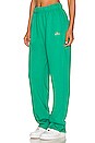 view 3 of 5 Accolade Straight Leg Sweatpant in Green Emerald