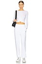 view 5 of 6 PANTALON SWEAT ACCOLADE in White