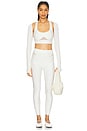 view 5 of 6 Airlift High-waist 7/8 Rebel Legging in Ivory