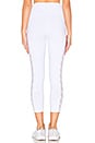 view 3 of 4 Chevron Capri Legging in White