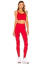 view 4 of 4 High Waist Airlift Legging in Bold Red