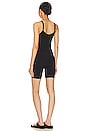 view 4 of 5 Seamless Ribbed Mellow Romper in Black