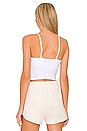 view 4 of 5 Alosoft Convertible Sunkissed Bandeau in White