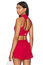 view 1 of 4 Goddess Rib Cropped Dynamite Tank in Classic Red