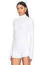 view 2 of 5 Wellness Ribbed Long Sleeve in White