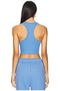 view 3 of 4 Aspire Tank Top in Crystal Clear Blue & White