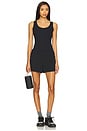 view 4 of 4 Ribbed Mesh Secret Tank Top in Black