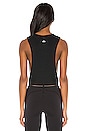 view 3 of 4 Heat Wave Crop Tank in Black