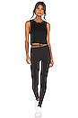 view 4 of 4 Heat Wave Crop Tank in Black