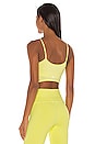 view 3 of 4 Halo Bra Tank in Shock Yellow