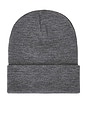 view 2 of 2 Essential Beanie in Medium Charcoal Heather