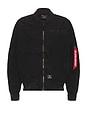 view 1 of 4 L-2B Rip And Repair Flight Jacket in Black