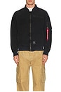 view 4 of 4 L-2B Rip And Repair Flight Jacket in Black