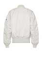 view 3 of 5 Alpha MA-1 Flight Jacket in Light Gray